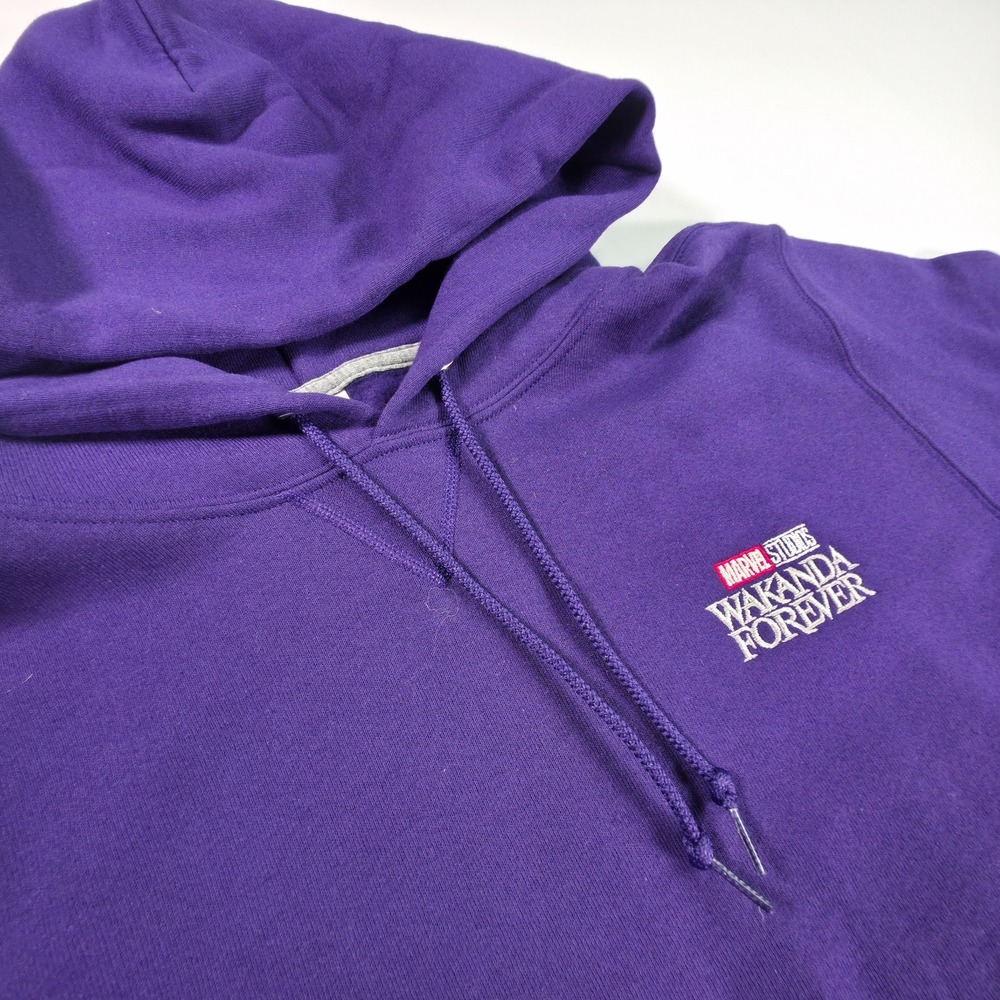 Wakanda‎ Forever Marvel Studios Cast Exclusive Purple Hoodie Size Medium